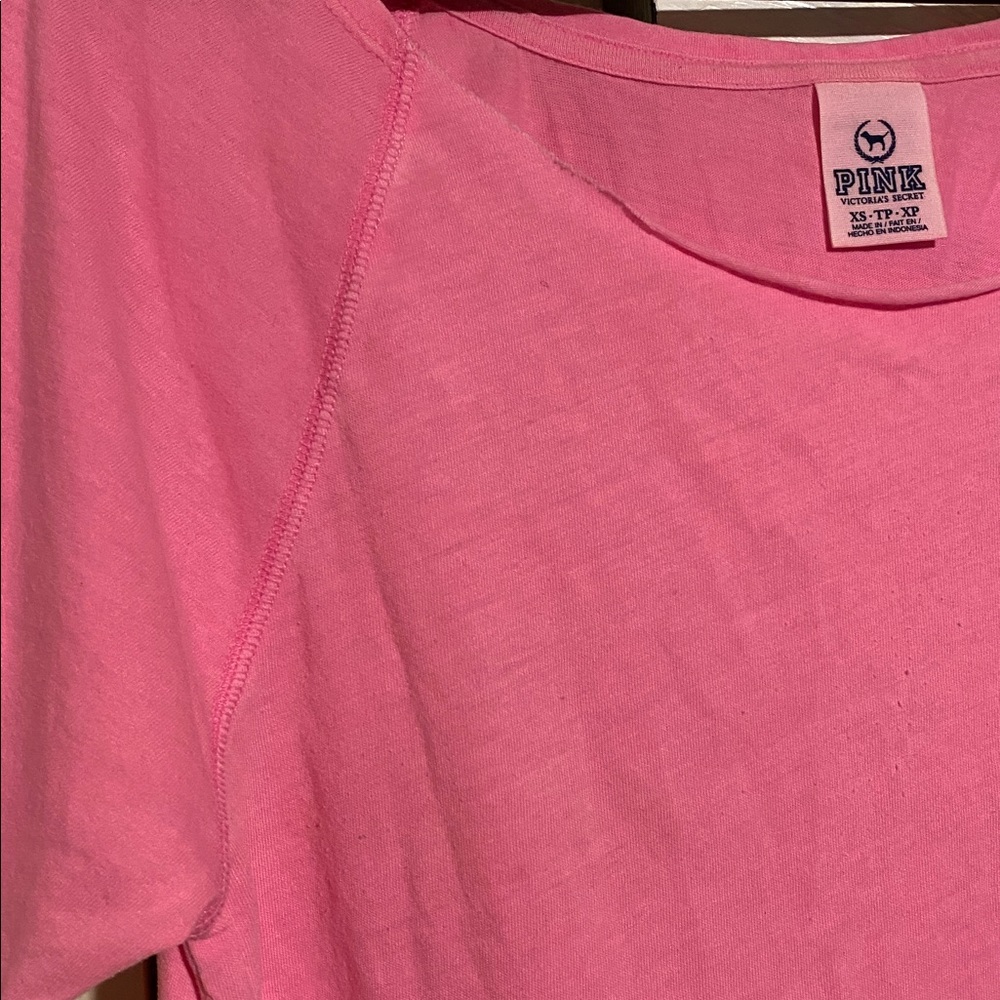 VS Pink Cropped Shirt - Picture 3 of 5